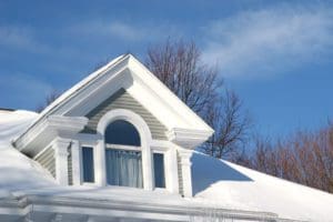 Snow covered roof